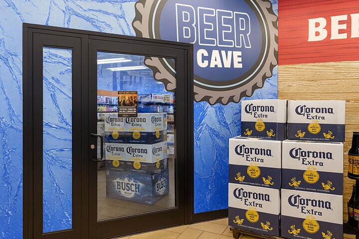 Beer Cave Sliding Doors