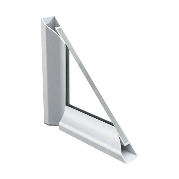 LAMINATED FRAMELESS GLASS DOOR FD-03_3D View