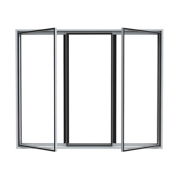 PARTSAY 22MM WIDE FRAMELESS GLASS DOOR FD-02_Front Open Door