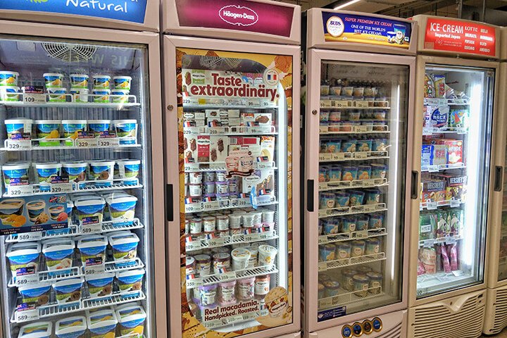 Reach-in Freezers with Electrically Heated Glass Door