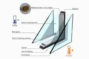 Electrically Heated Glass For Commercial Refrigeration