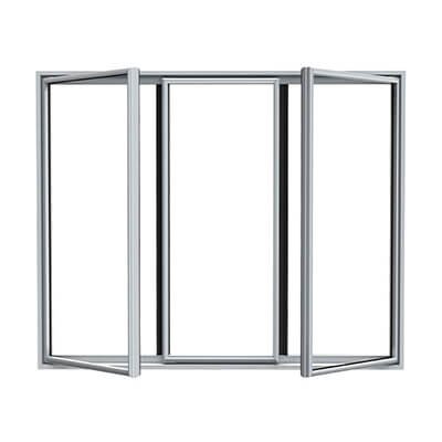 Slim Aluminum Framed Glass Door